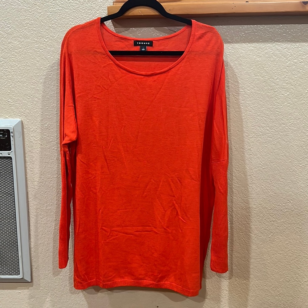 Trouve orange sweater